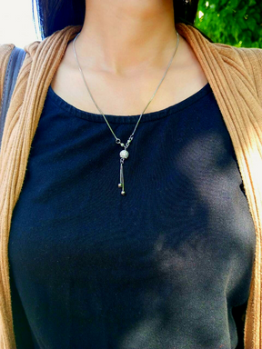 Silver Choker Pendant Necklace